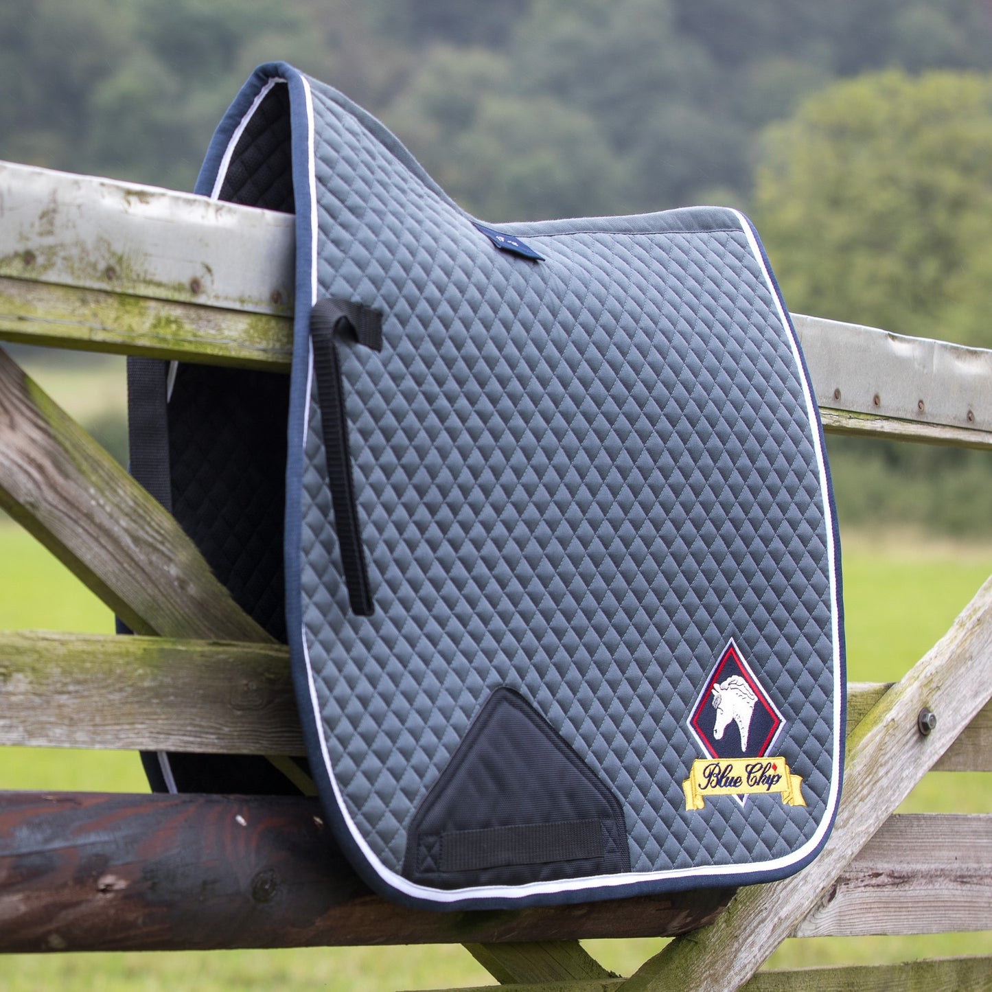 Blue Chip GP Saddlecloth - Grey