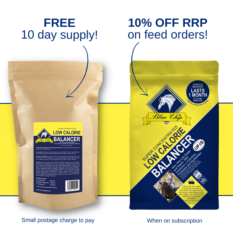 Low Calorie Balancer FREE Trial Pack Blue Chip Feed