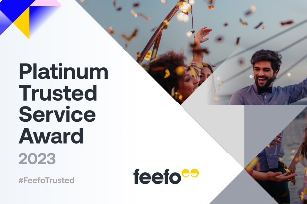 Blue Chip Feed receive Platinum trusted Service Award from Feefo