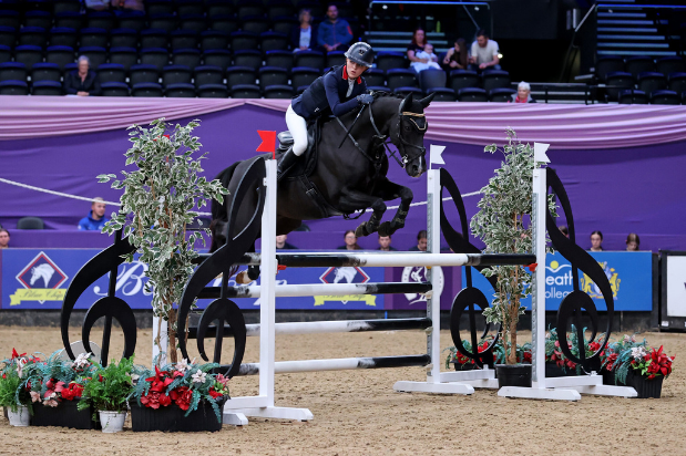 Katie Bradburne races to a HOYS win