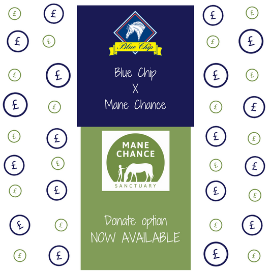 Blue Chip customers can now “donate” to offer Mane Chance Sanctuary valuable support
