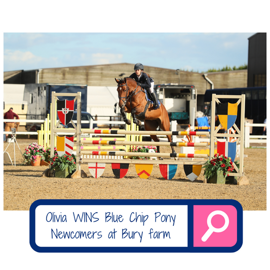 Olivia Sponer WINS Blue Chip Pony Newcomers second round at Bury Farm