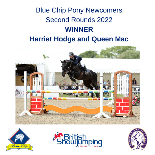 Harriet Hodge scoops the Blue Chip Pony Newcomers Second Round at South View Equestrian Centre