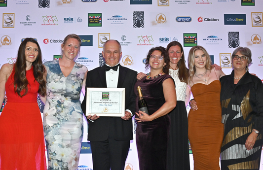 Blue Chip Feed Team receiving the Nutritional Helpline of the Year Award 2023 Runner Up
