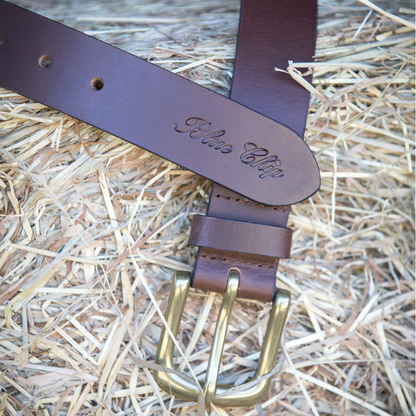 Blue Chip Leather Belt