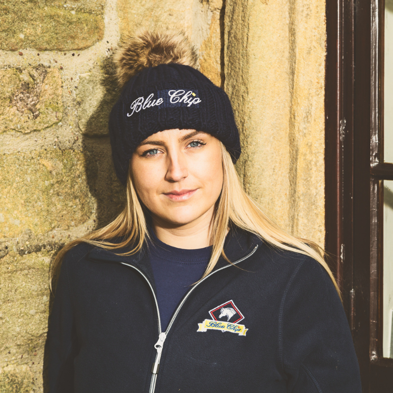 Blue Chip Bobble Hat