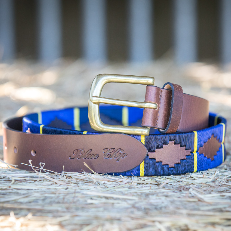 Blue Chip Leather Belt